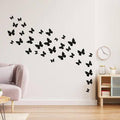 Wooden Butterflies Wall Decals